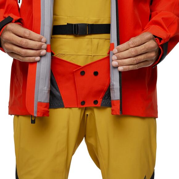Black Diamond Recon Stretch Ski Shell Jacket Parka Gore-Tex Octane Orange Mens M - Picture 6 of 6